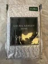 Laura Ashley Home - Euro Sham Set, Smooth Cotton Shams with Envelope Closure