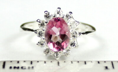 PURE PINK TOPAZ Sterling Silver Ring - Handmade • SR235 | eBay