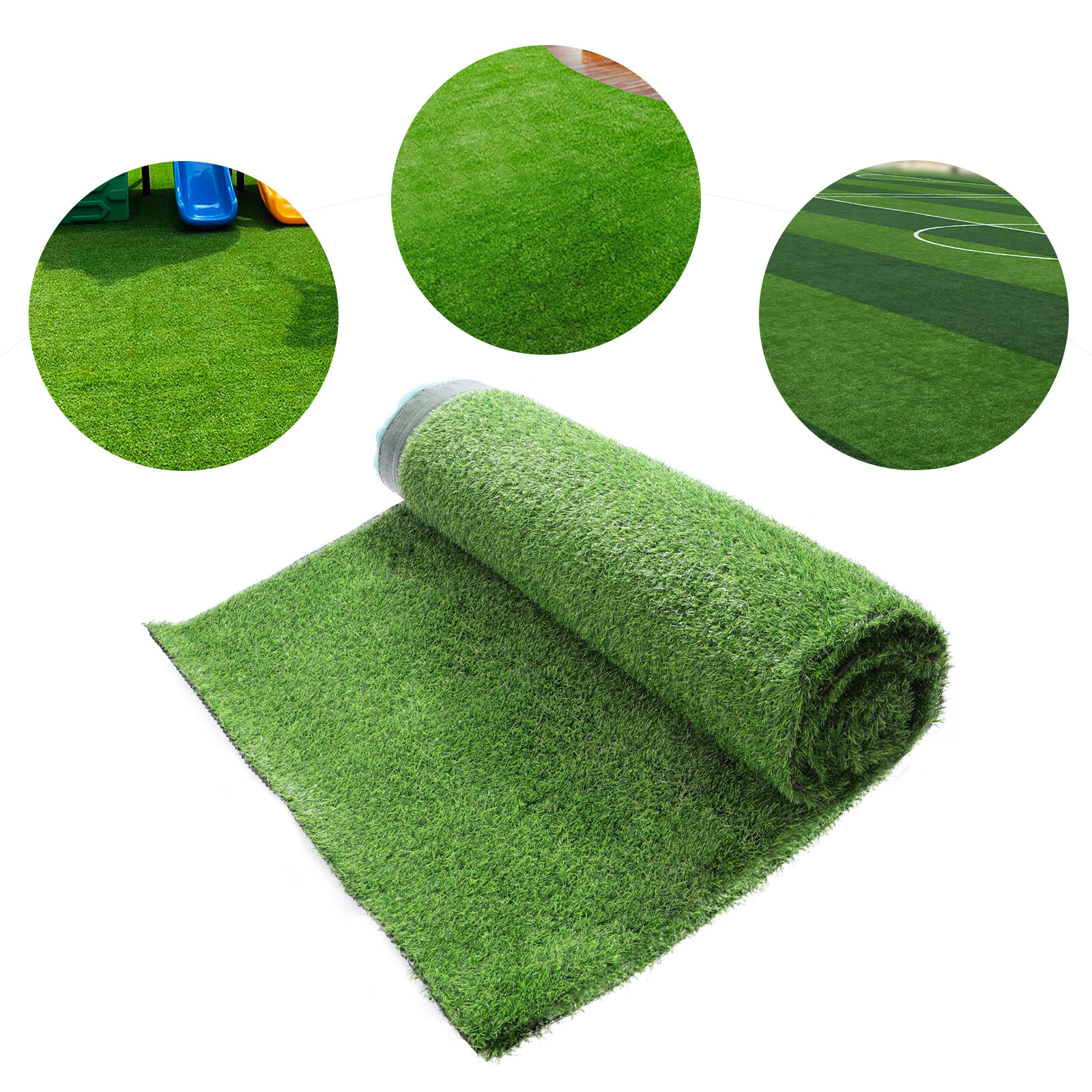 9.8 x 6.56ft Artificial Fake Grass Mat Landscape Turf Fake Yard Lawn