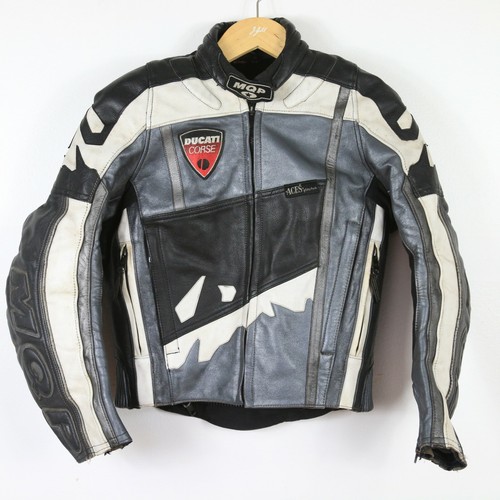 Armored Motorcycle Leather Jacket Size 