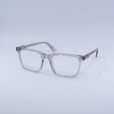 Gucci GG1120O 007 Transparent Grey 55mm Eyeglasses New Authentic