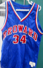 VINTAGE BROWARD #34 OLD SCHOOL BASKETBALL JERSEY MEN'S SZ LRG(42) BY RUSSELL