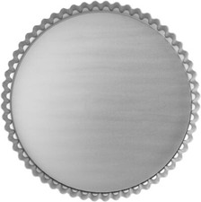 Loose Base Fluted Flan Tin, Tart and Quiche Tin Professional Silver Aluminium