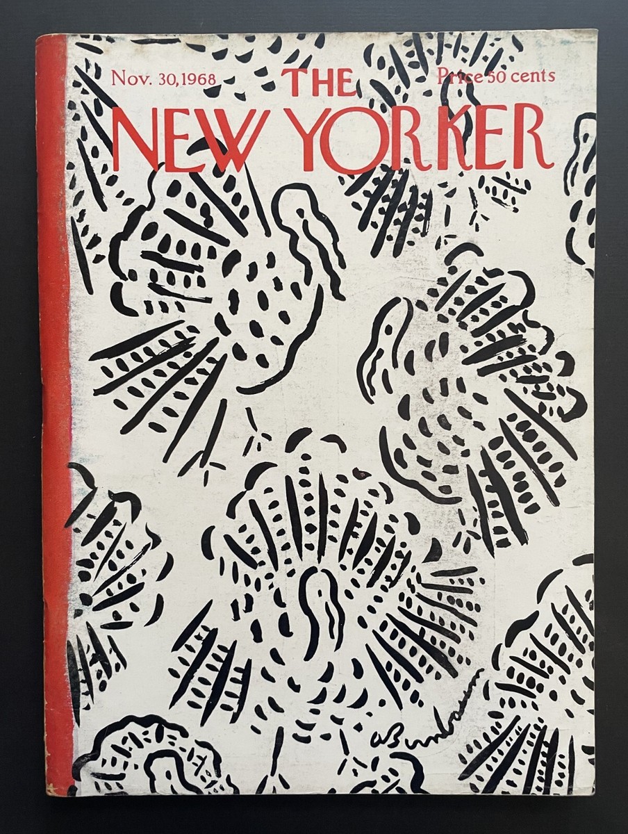 アート・デザイン・音楽 GREY ZONE MAGAZINE 2018 DECEMBER 12 VTG New Yorker Magazine October - December 1968 Complete Issues