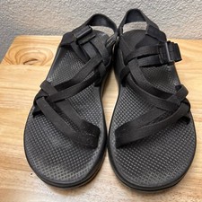 CHACO Black Classic Outdoor Men's Sandals Sz 11 FLAW READ