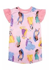 Disney Princess Character Toddler Girl's Pink Satinet Nightgown, Gown
