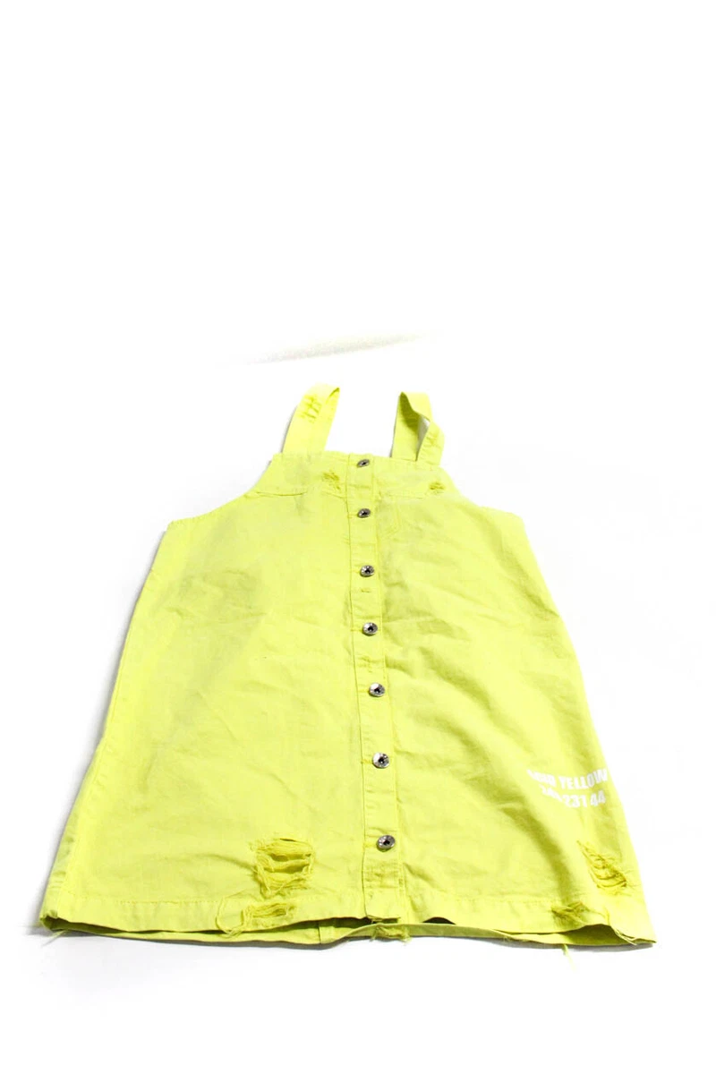 Msgm yellow cheap dress