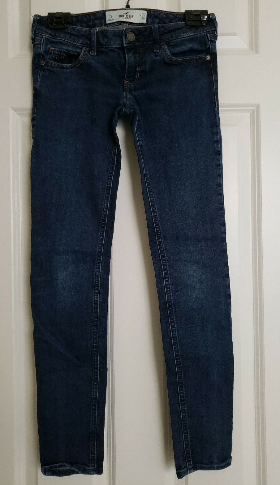 Hollister Skinny Jeans Women's 24 x 29 Dark Wash Low Rise-image
