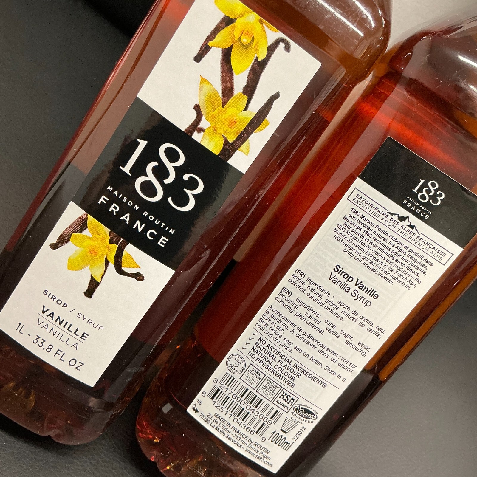 1883 Maison Routin coffee syrups- vanilla