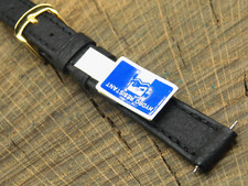 Vintage Watch Band NOS Unused Stylecraft Leather w Gold Tone Buckle 12mm