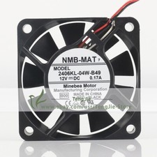NMB 2406KL-04W-B49 DC12V 0.10A 1.2W 6015 6cm Axial 3-wire Original Cooling Fan