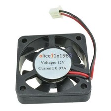 2PCS 12V 2pin Cooler Fan 40x40x10mm Arduino Raspberry Pi 3D printer computer