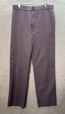 Vintage Levis Pants Womens 18 Purple Bend Over Stretch Dress Trousers 1980s