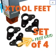 XTool D1 feet Set of 4 + FREE grid