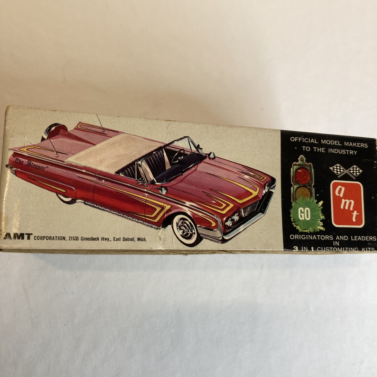 自動車 3in1 1960 convertible kit Vintage 1960 AMT 3 in 1 Customizing Convertible Model Kit