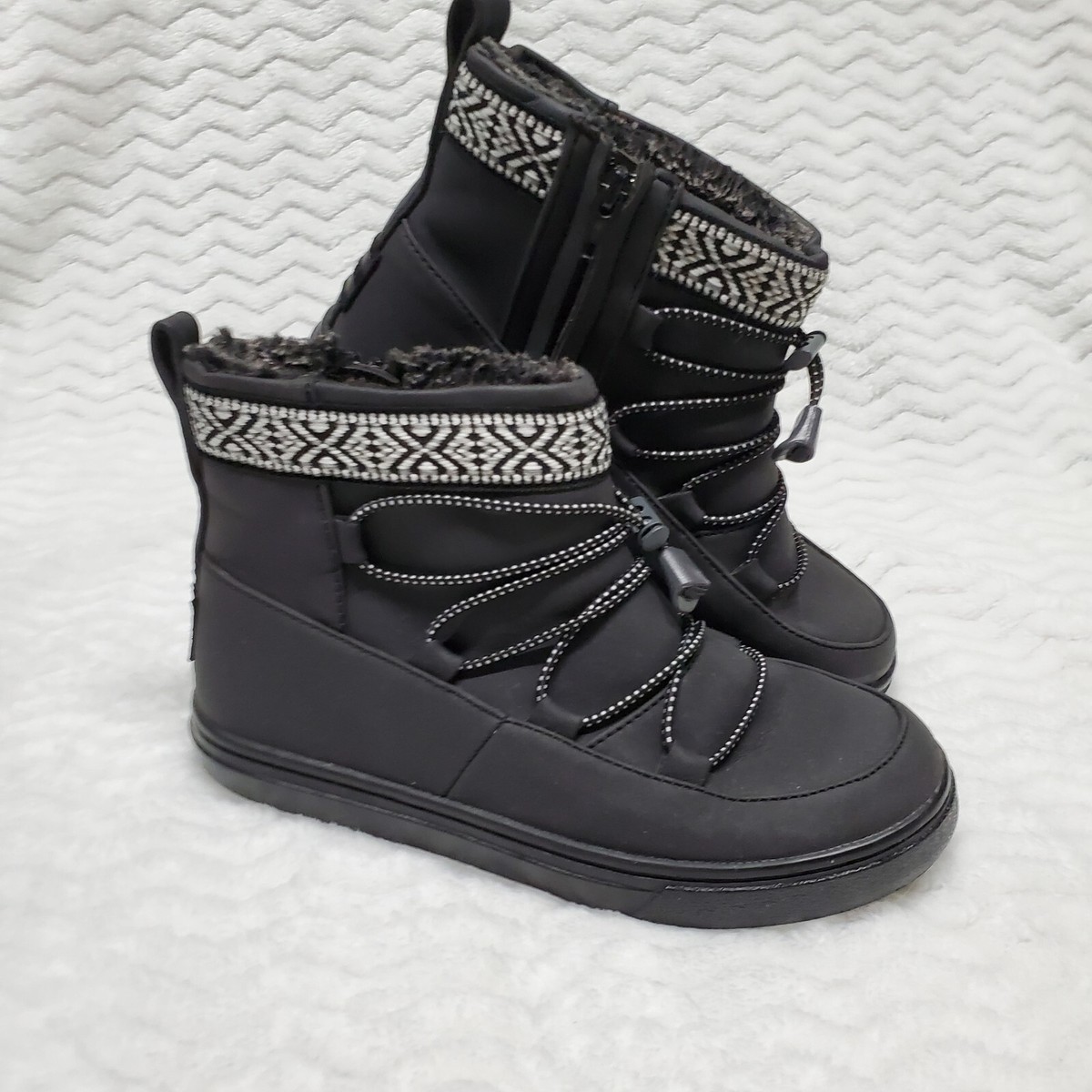 Winter Boots Toms Boys Boots Bennet Boot Water Resistant Black