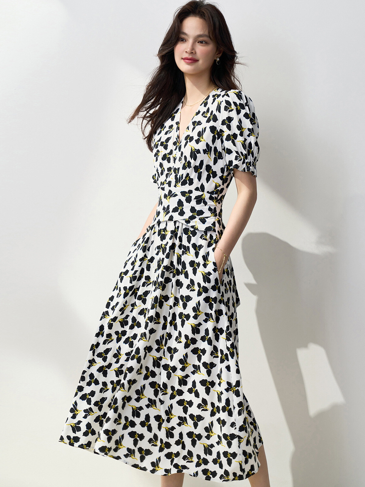 Long Office Dresses for Women Size 4-12 Small Medium Large A-Line Short Sleeve
