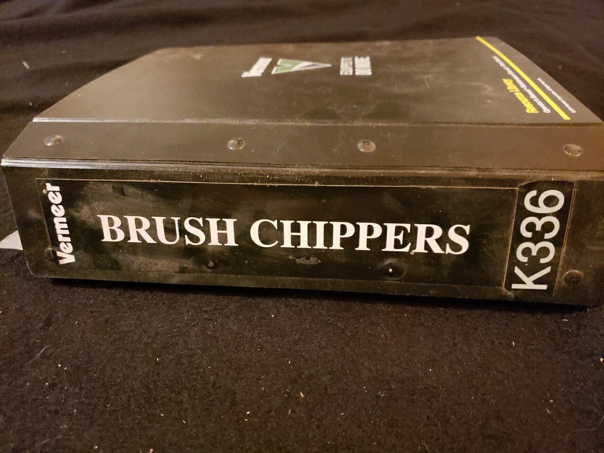 Vermeer BC1500 Brush Chipper Operators, Maintenance & Parts Manual