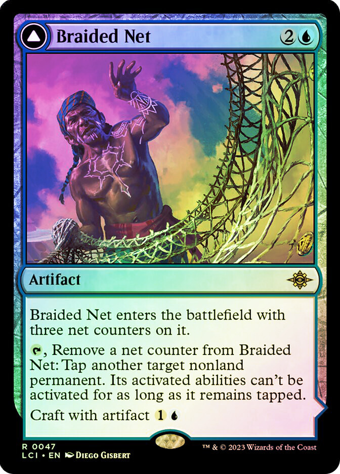 MTG FOIL Braided Net // Braided Quipu - The Lost Caverns of Ixalan