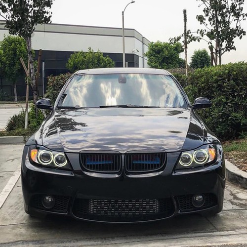Aluminum Air Intake Scoop Blue For BMW E92 323 325 328 330 335 - Picture 2 of 12