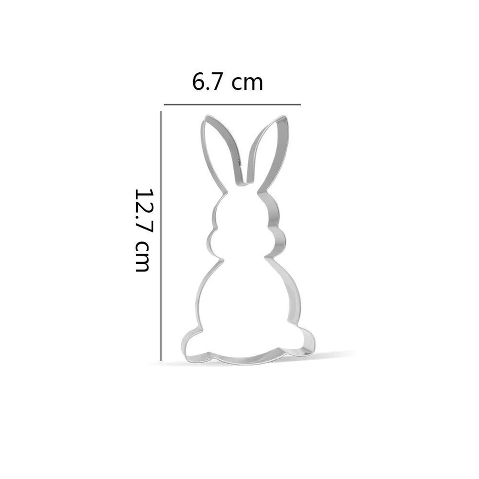 Ausstechform Osterhase Edelstahl 127 cm - Bild 2 von 2