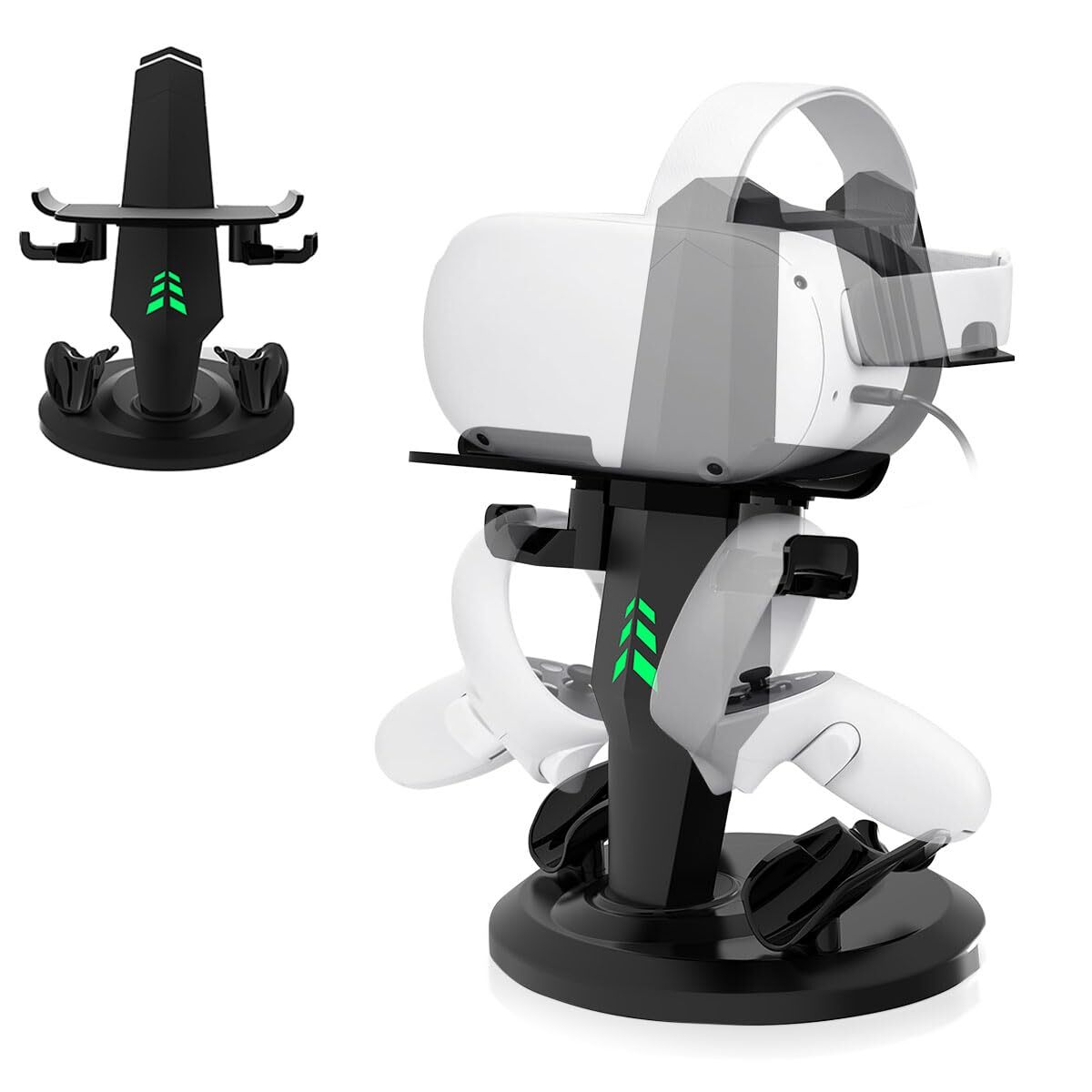 VR Stand, Headset Charging Dock VR Display Stand Accessories for Oculus Quest...-image