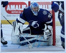 Jonas Johansson Tampa Bay Lightning Signed NHL 8x10 Photo COA