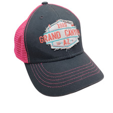 Grand Canyon AZ Ball Cap Ouray Sportswear Snap Back Hat Pink Gray Size Youth