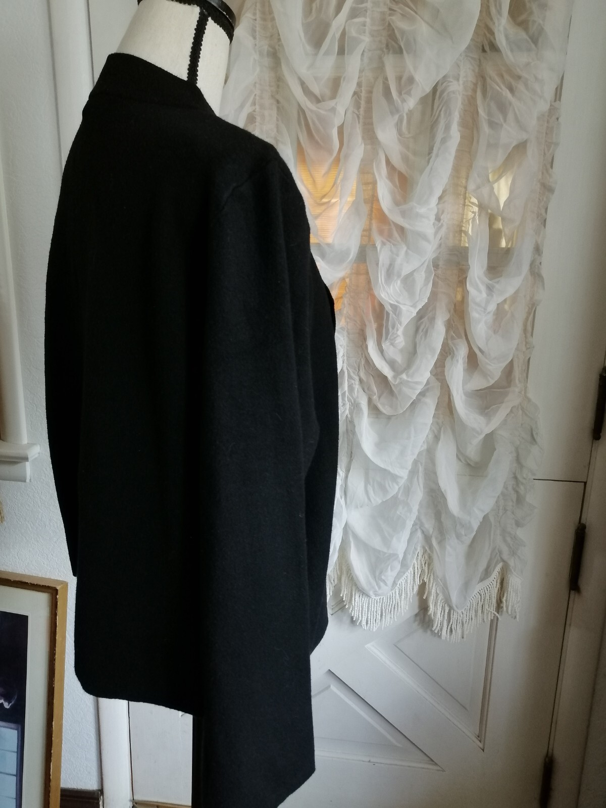 FILA Giacca con fascia militare Jones New York nuova con etichette doppie file bottoni oro donna taglia L $139