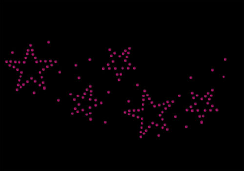 2x Star Lace Iron On Rhinestone Transfer Crystal Hotflix t-shirt applique patch - Picture 11 of 13