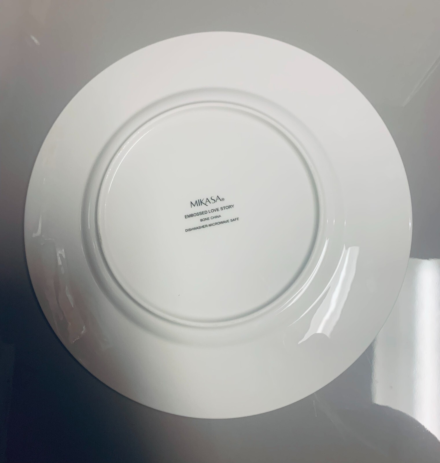 MIKASA LOVE STORY EMBOSSED WHITE BONE CHINA 5297266 PLATE BOWL CHOICE BRAND NEW