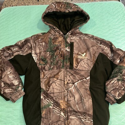 Kings River Boy's Size Large Real Tree Camo Hooded Insulated - Main Image