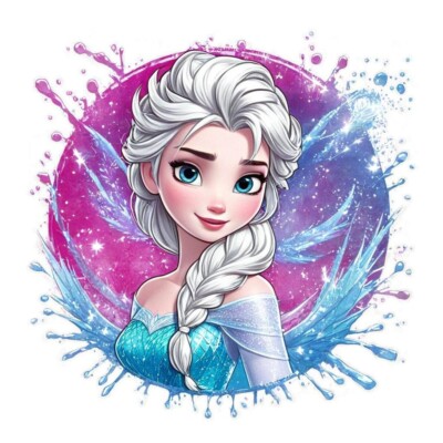Frozen Essbar Die Eiskönigin Anna und Elsa Fabel Tortenaufleger Torte + TEXT