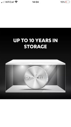 2 x Duracell CR 1/3N 2L76 CR11108 CR1 Lithium Coin Battery 3v Long Expiry👍😎🚚 - Picture 6 of 9