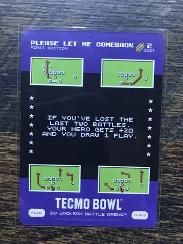 PLEASE LET ME COMEBACK PL16 2026 Bo Jackson Battle Arena Tecmo Bowl Play SSP