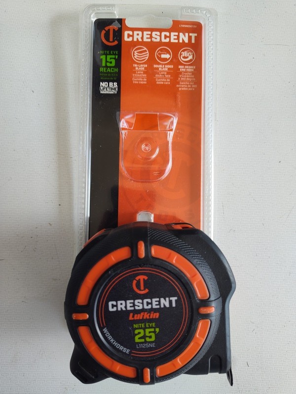 Crescent 25' Measuring Tape Nite Eye  L1125NE