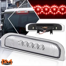 For 09-14 Cube Full LED High Mount Third 3RD Tail Brake Light Stop Lamp Chrome