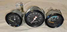 Lot Of 3 Vdo Cockpit International Gauges Voltmeter Fuel Level Air Pressure Lot Of 3 Vdo Cockpit International Gauges Voltmeter Fuel Level Air Pressure