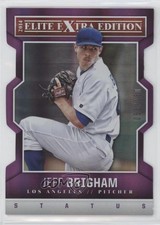 2014 Panini Elite Extra Edition Status Purple Die-Cut /150 Jeff Brigham #47 07rd