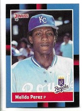 MELIDO PEREZ 1988 DONRUSS ROOKIE CARD NM-MT+ CONDITION. rookie card picture