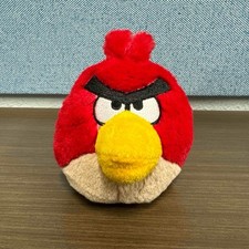 Angry Birds 4" RED Bird Beige Underside Plush Toy Stuffed Animal No Sound 2011