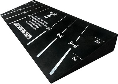 Squat Wedge Block, Professional One-Piece Heel Elevated Slant Board for All-Posi
