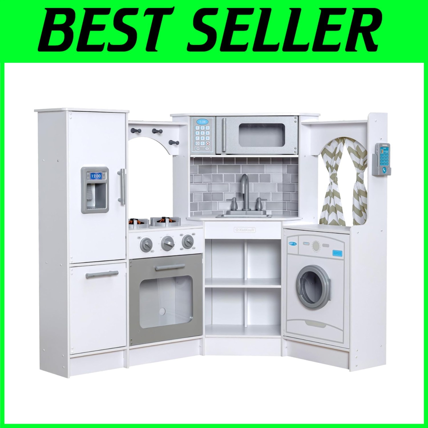 Ultimate Corner Play Kitchen Set, Lights & Sounds