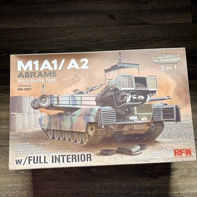 RYEFIELD MODEL RFM RM-5007 1/35 U.S. M1A1 / A2 Abrams MBT w/ Full Interior New