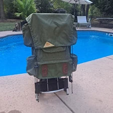 Vintage KELTY X-Large External Frame Backpack Olive Hiking MountainPack