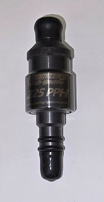 Billet Atomizer-3 Racing Injector 225pph 1pc Rage Gas e85 Methanol