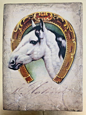 Sid Dickens Gallery Tile: '25 Online Exclusive ''White Horse'' - Ltd. Edition, New