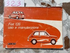 Libretto uso e manutenzione FIAT 126 - 1973 - Originale 