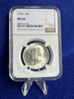 1964 Kennedy Half Dollar 50c *NGC MS66 Gem Brilliant Uncirculated* Blast White