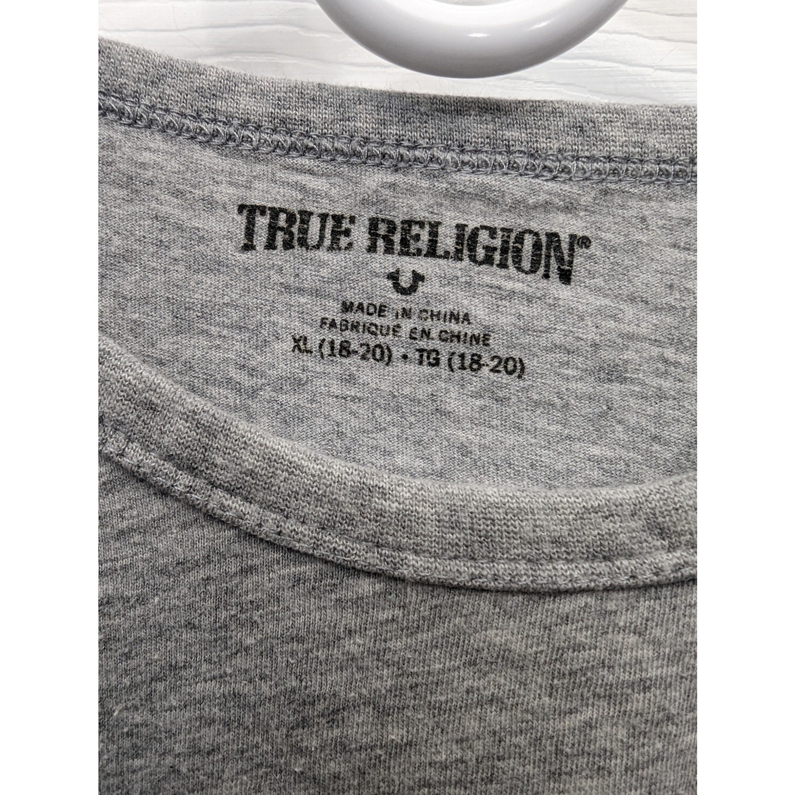 True Religion T-Shirt Kids Size XL Lightning Graphic Tee Back To School Y2K thumbnail 3
